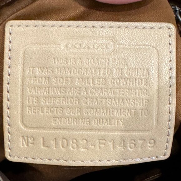 GUC Coach F14679 Penelope‎ Hippie Leather Crossbody Bag - Cream - Picture 8 of 8